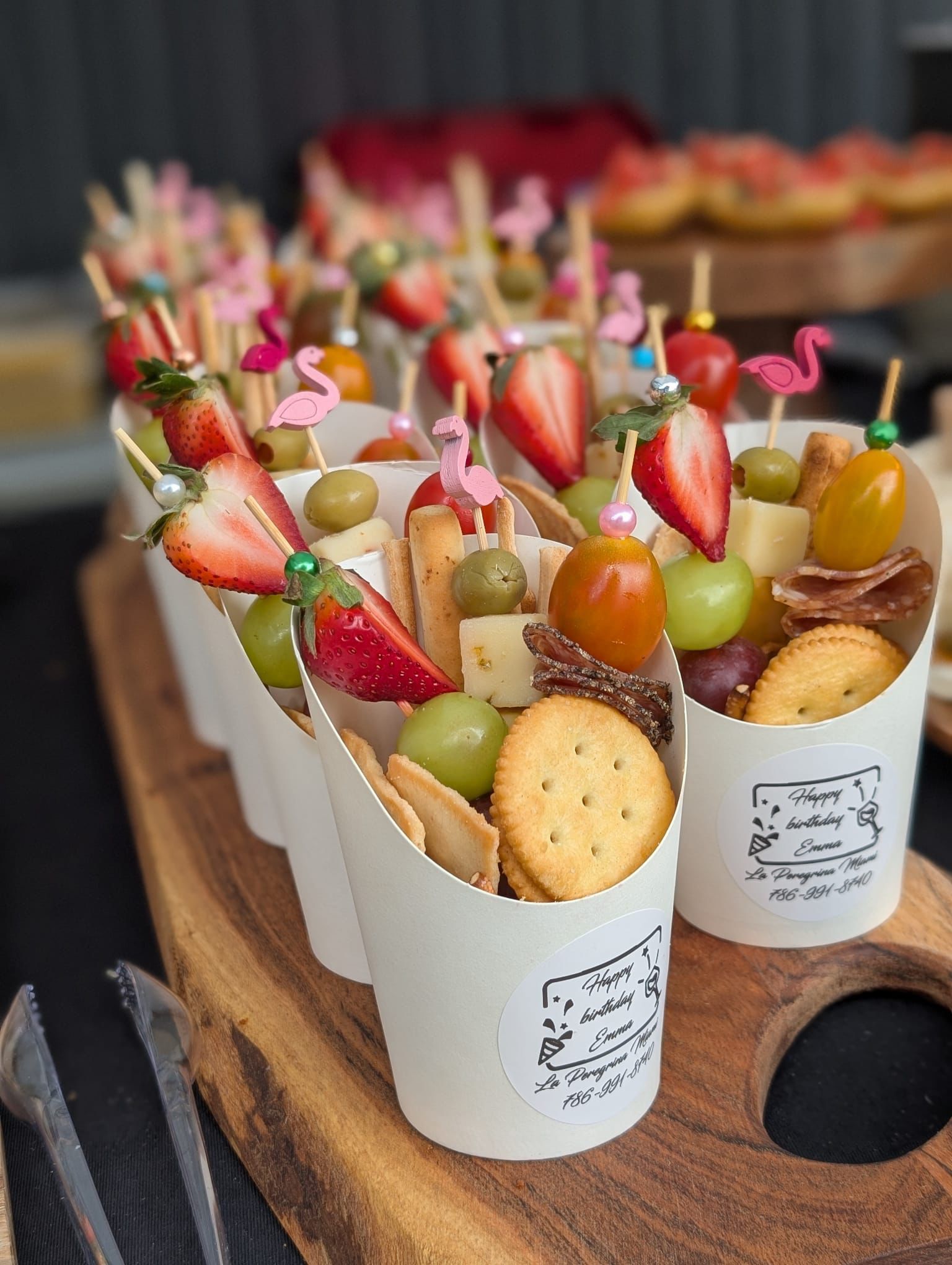 Canap&eacute;s & Passed Bites — La Peregrina Miami catering